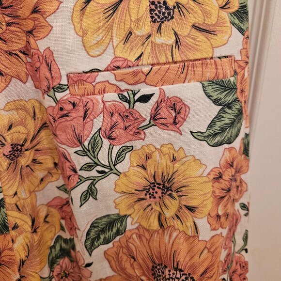 ZIMMERMANN Poppy Cropped Linen Flare Pants - Picture 10 of 12